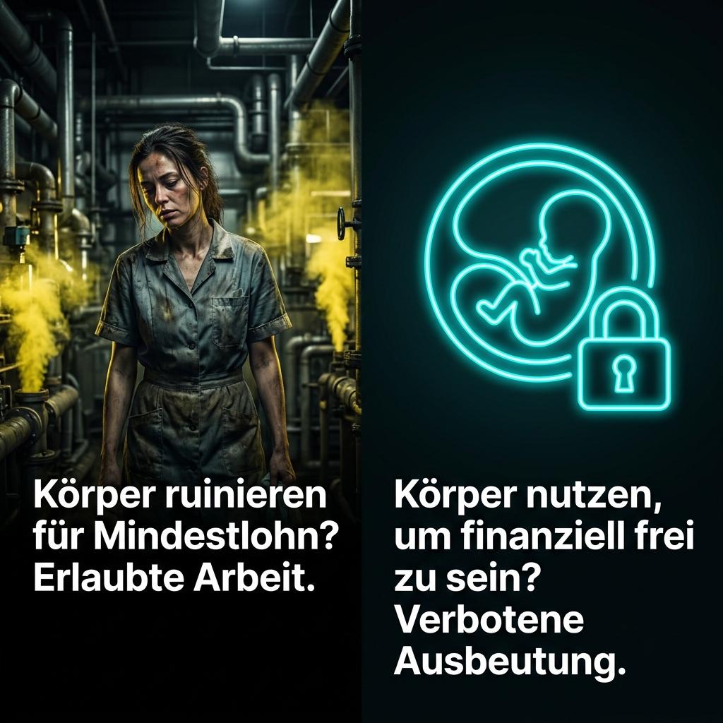 Ausbeutung vs Selbstbestimmung Kampagne