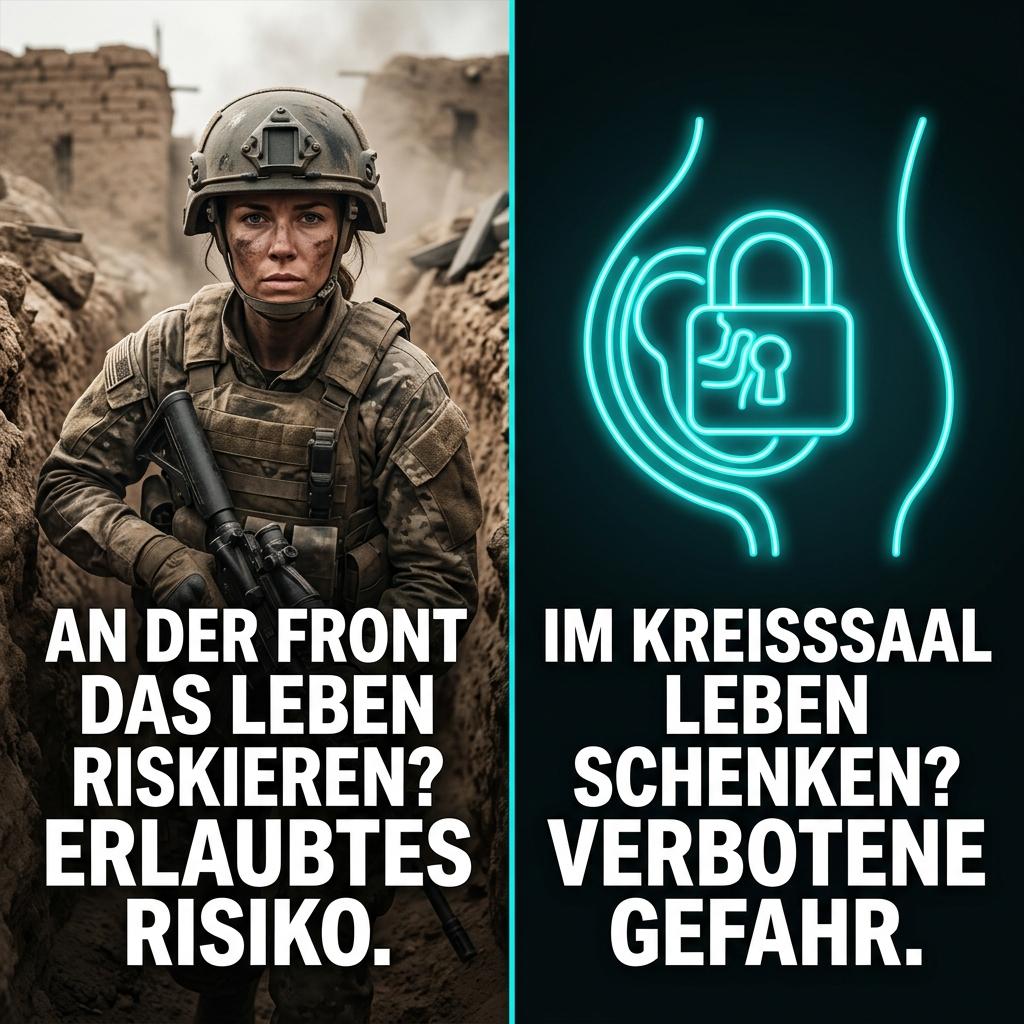 Wehrpflicht vs Leihmutterschaft Kampagne