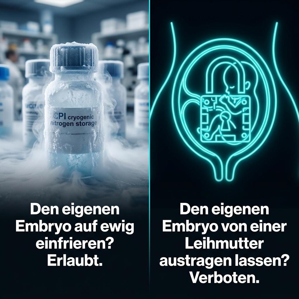 Embryonenschutz vs Leihmutterschaft Kampagne